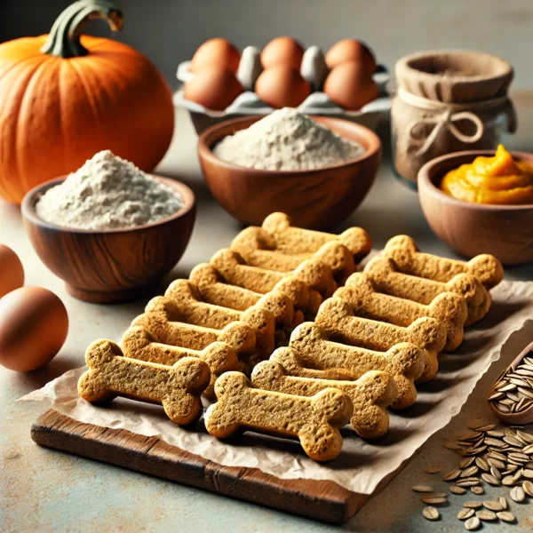 Whole Wheat Pumpkin Dog Treats 8 oz.